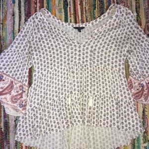 🌼American eagle 🦅 boho top!!
